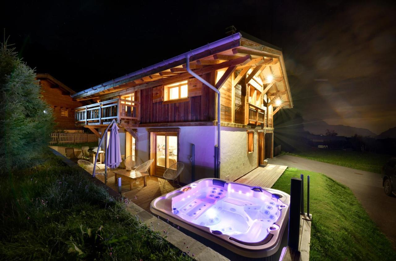 Vielyterra - Chalet Haut De Gamme - Domaine Du Mont Blanc 圣热尔韦莱班 外观 照片