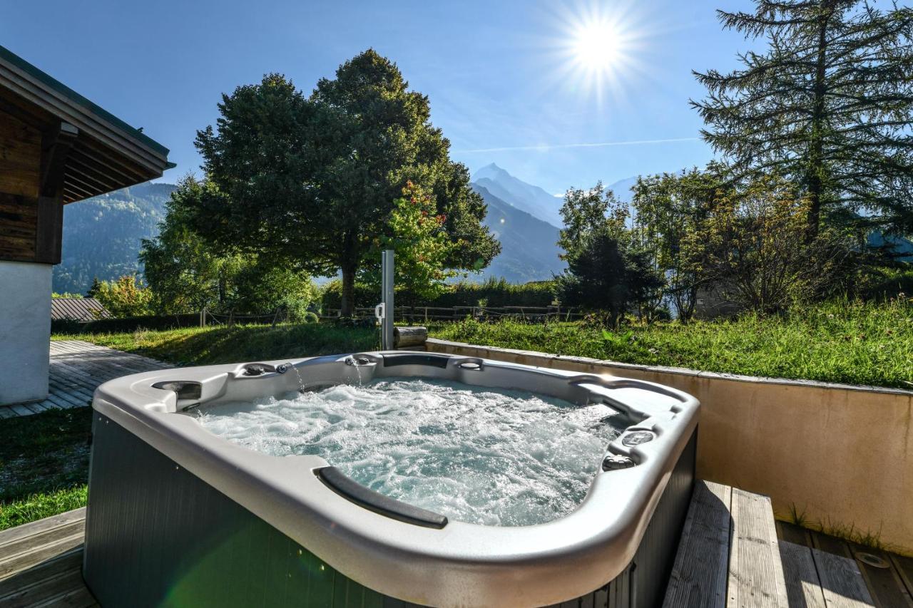 Vielyterra - Chalet Haut De Gamme - Domaine Du Mont Blanc 圣热尔韦莱班 外观 照片